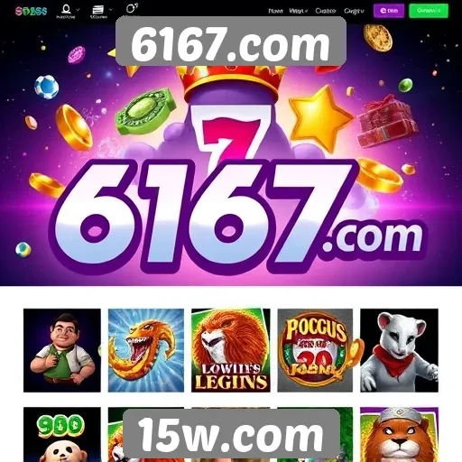 Plataforma de jogos online 6167.com oferece diversas opções