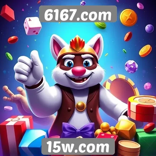 Variedade de jogos disponíveis no site 6167.com